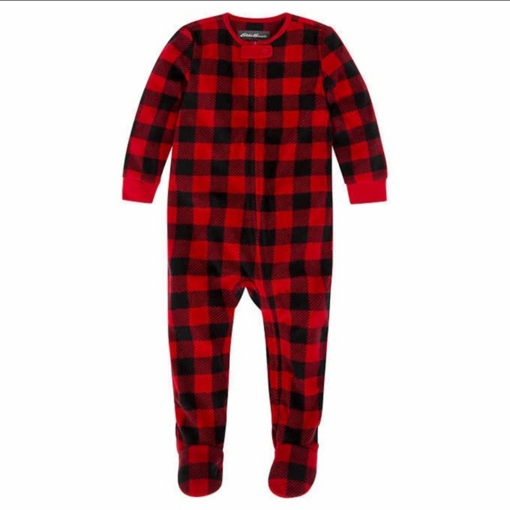 Eddie Bauer Infant’s Unisex Holiday Family Sleep Christmas Onesie